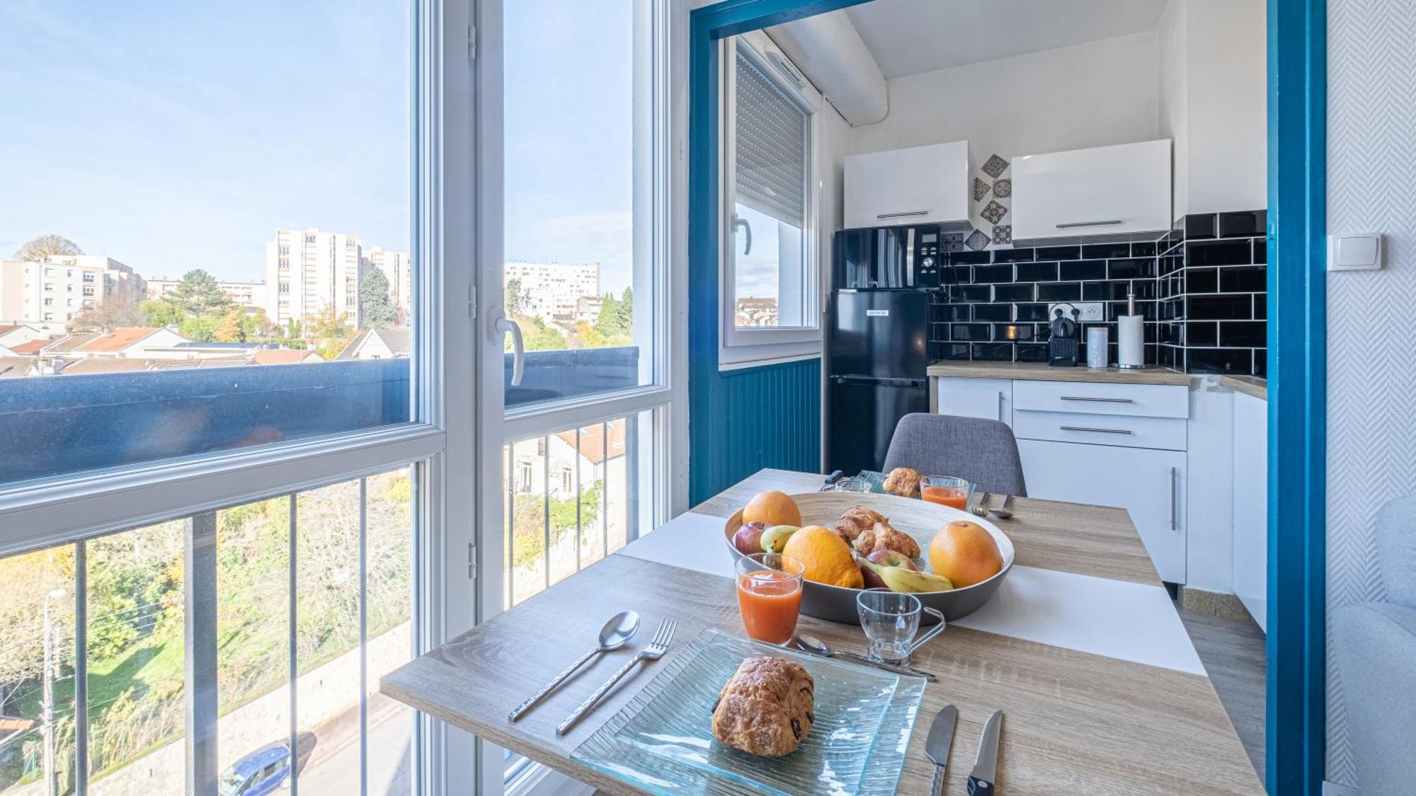 Apartment Bleu Paon - Welc'home Limoges